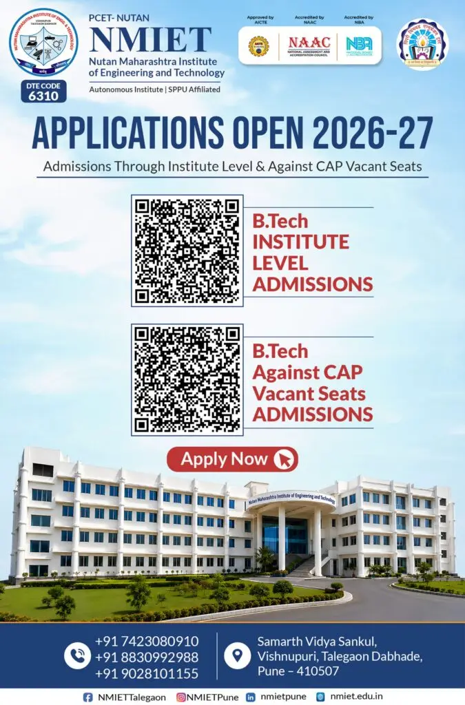 Nutan Maharashtra Vidya Prasarak Mandal's Nutan Maharashtra Institute of Engineering and Technology, Talegoan Station campus photo 8