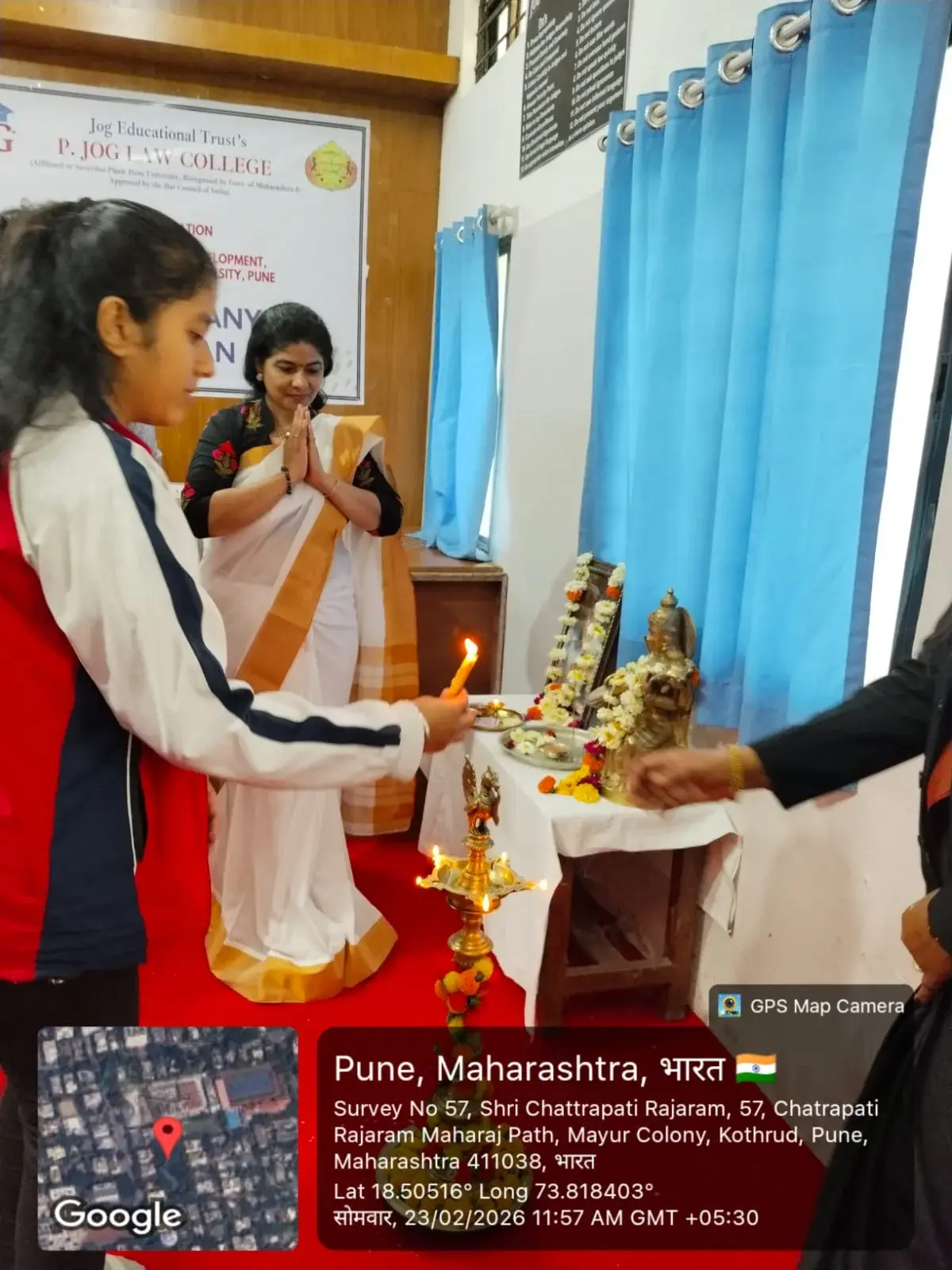 P Jog Law College Pune: campus photo 1