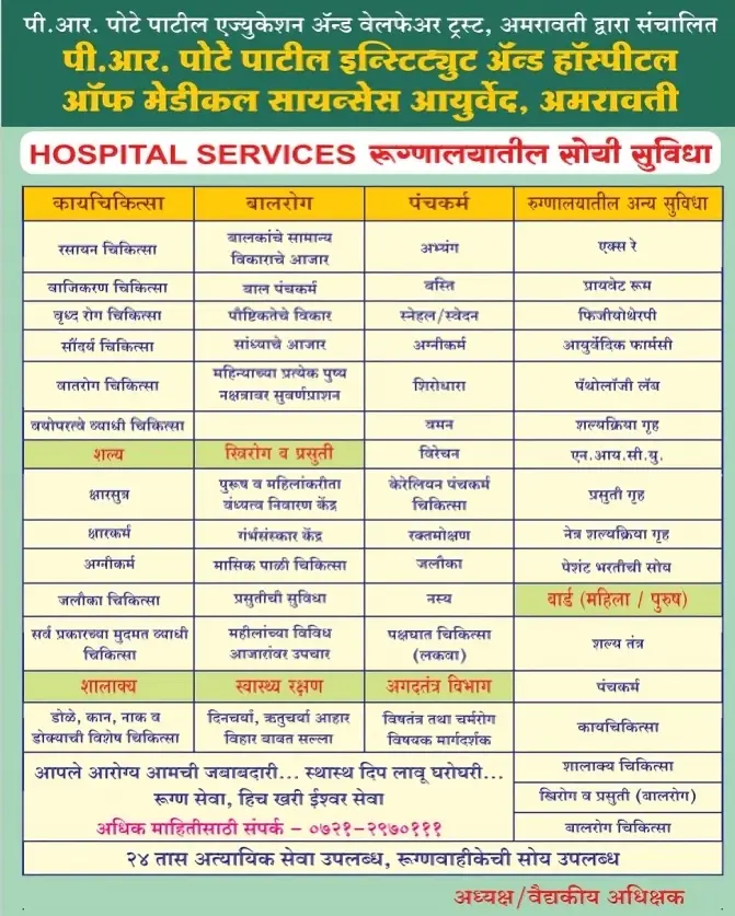 P R Pote Patil College of Medical Sciences Ayurved Amravati: campus photo 1