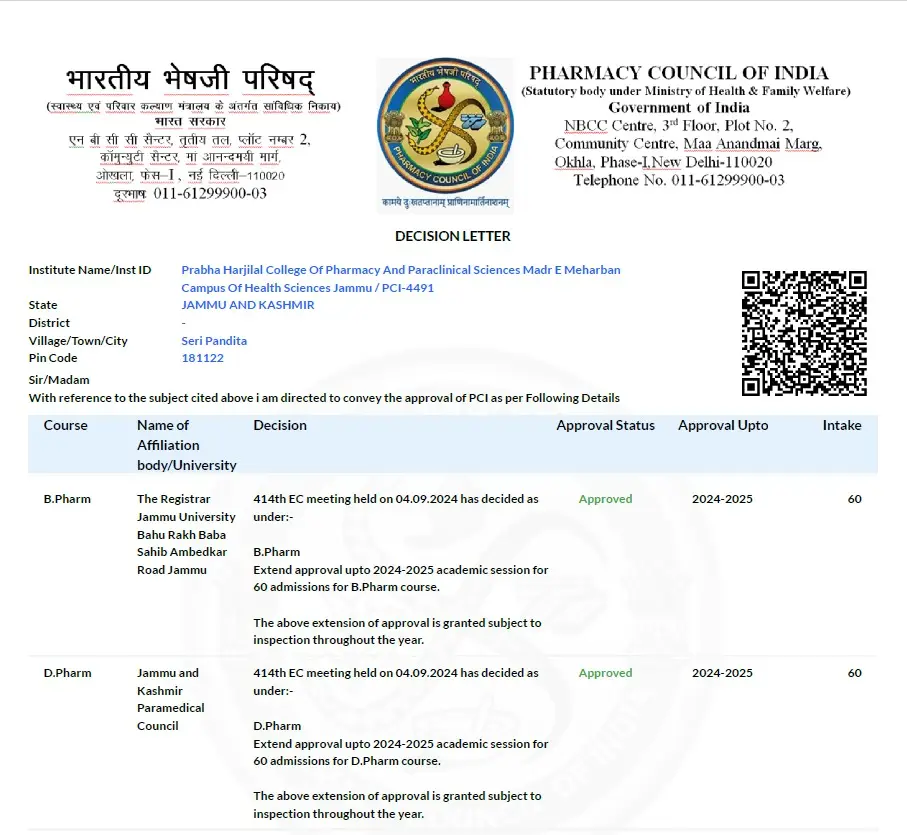 Prabha Harjilal College of Pharmacy and Paraclinical Sciences campus photo 4