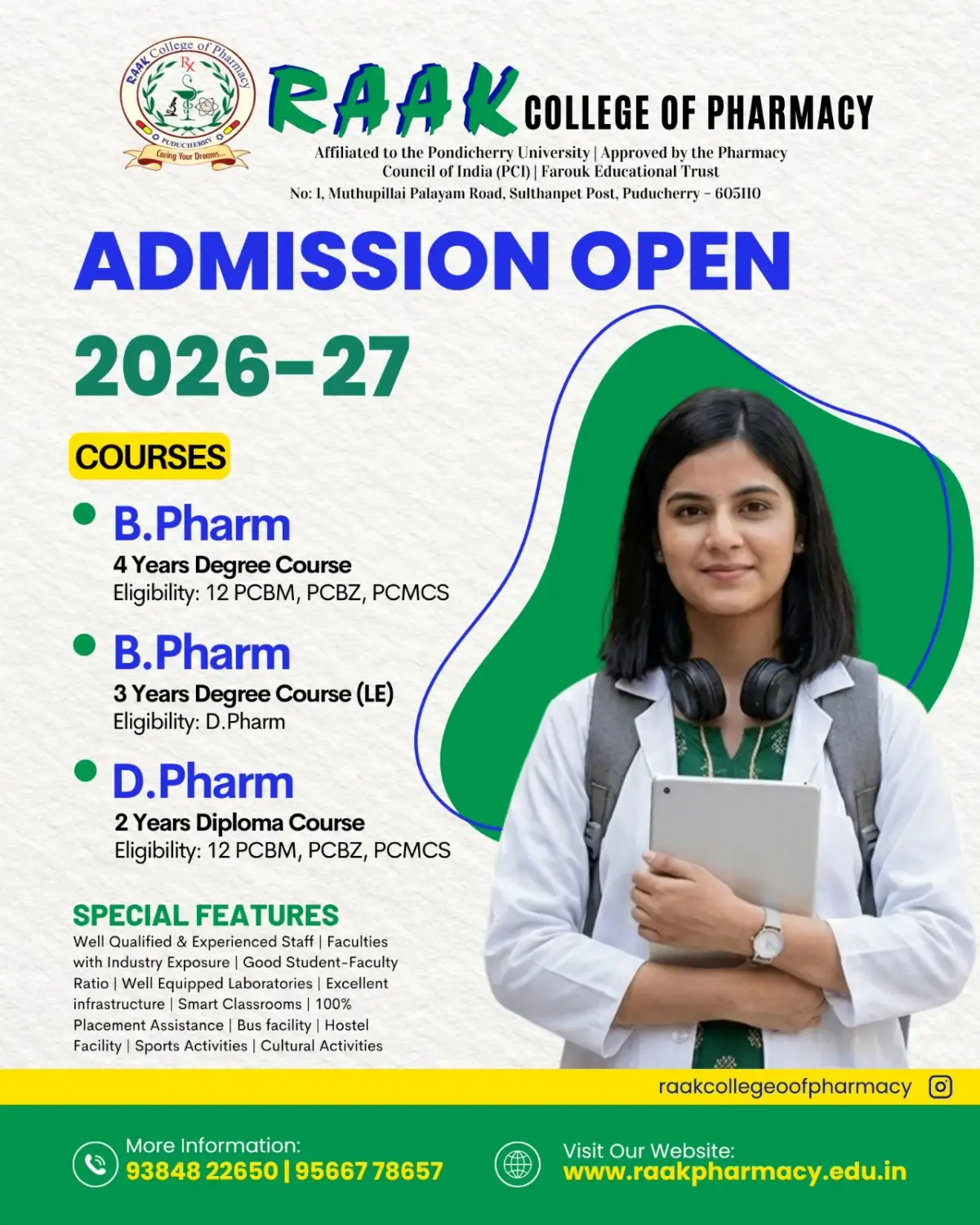 Raak College of Pharmacy: campus photo 1