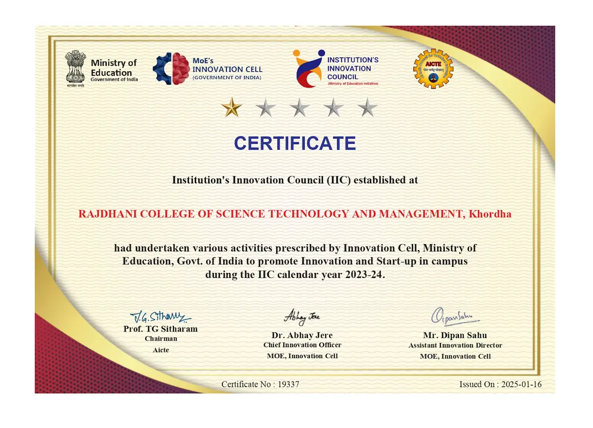 Rajdhani College of Science Technology and Management: campus photo 1