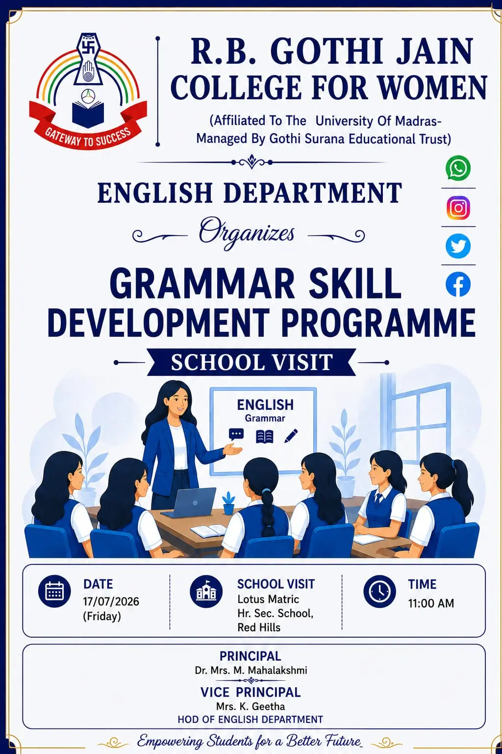 Rb Gothi Jain College for Women: campus photo 7