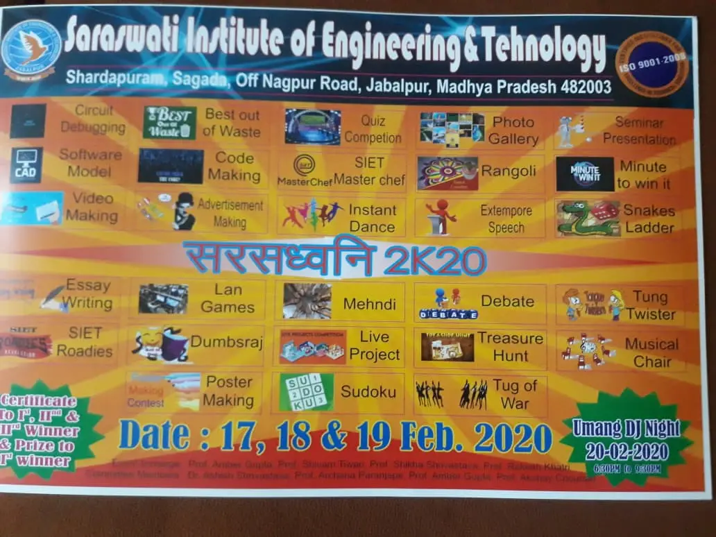 Saraswati Institute of Engineering & Technology, Tripuri Ward, Sagda, Jabalpur campus photo 3