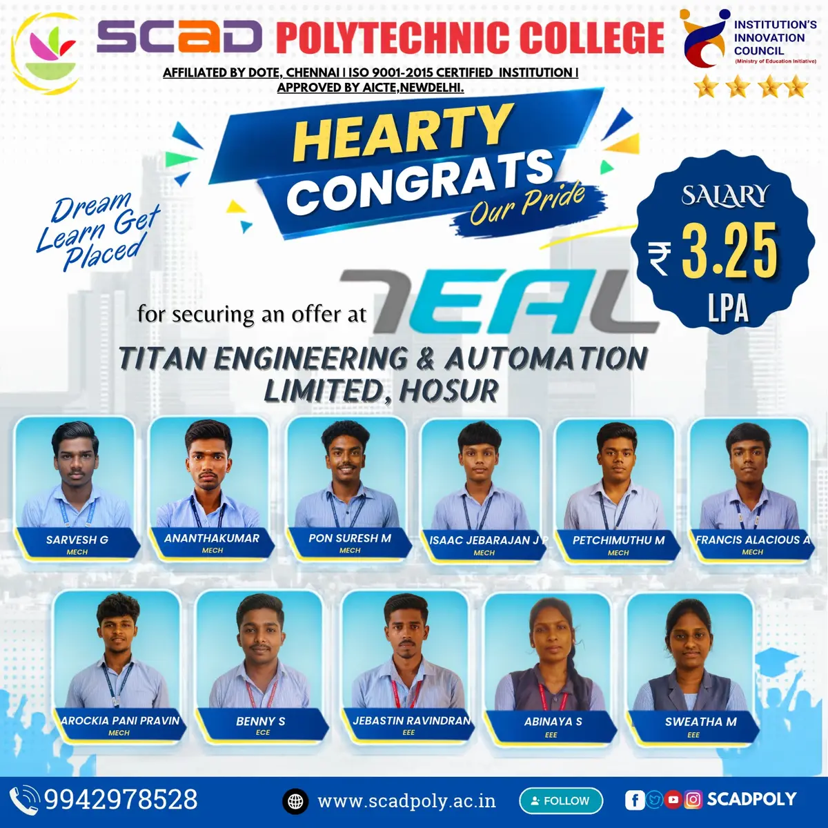 Scad Polytechnic College Cheranmahadevi: campus photo 1