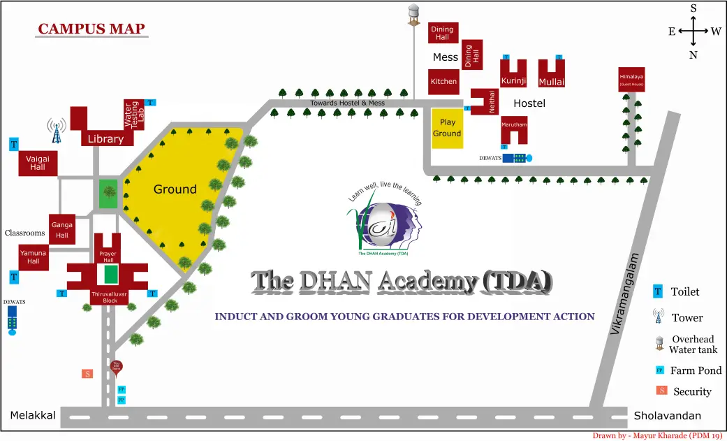 Tata-Dhan Academy (TDA, Madurai): campus photo 1