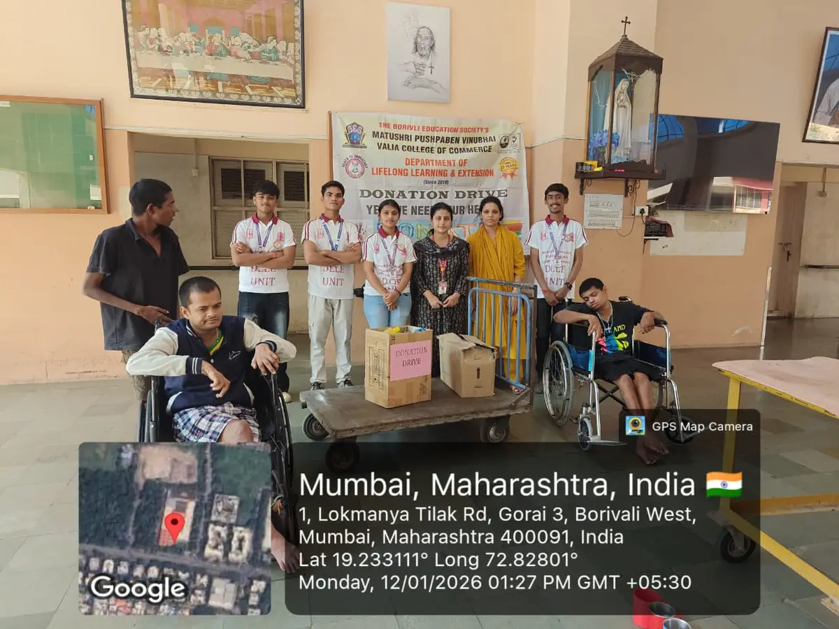 The Borivli Education Society's Matushri Pushpaben Vinubhai Valia College of Commerce, M. K. School Complex campus