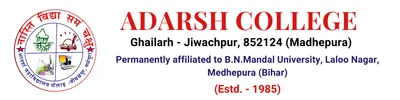Adarsh College, Ghailarah logo