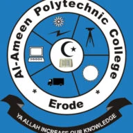 Al Ameen Polytechnic College Erode logo