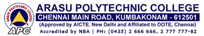 Arasu Polytechnic College logo