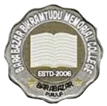 Barabazar Bikram Tudu Memorial College logo