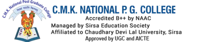 C.M.K. National P.G. College logo
