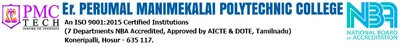 Er Perumal Manimekalai Polytechnic College Shoolagiri logo