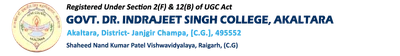 Govt.Dr.Indrajeet Singh College Akaltara logo