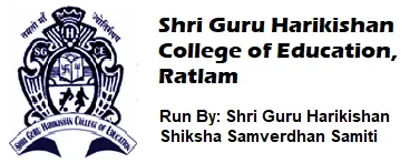 Guru Harkishan College of Education, Ratlam. logo