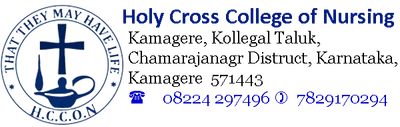 Holy Cross College of Nursing Kamagere Kollegal Chamarajanagar logo