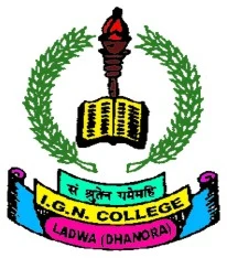 Indira Gandhi National College, Ladwa (Dhanora) logo