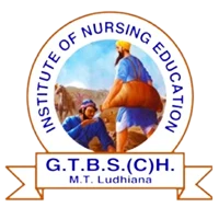 Institute of Nursing Education, Guru Teg Bahadur Sahib (C) Hospital logo
