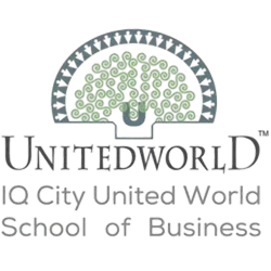Iq City United World School of Business logo