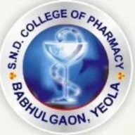 Jagdamba Education Societys S.N.D.College of Pharmacy, Babhulgaon logo