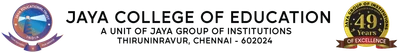 Jaya College of Education logo
