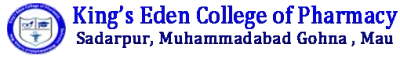 Kings Eden College of Pharmacy Sadarpur Mohammadabad Gohna Mau logo