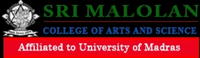 Malolan College of Arts and Science logo