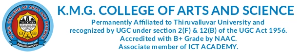 K.M.G.College of Arts and Science logo