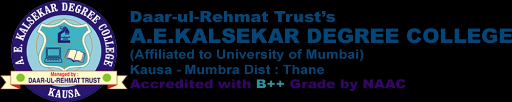 A E Kalsekar Degree College logo