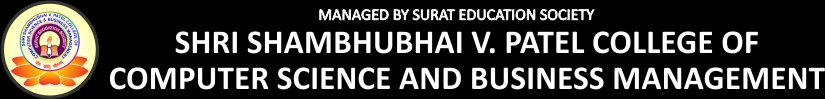 Shri Shambhubhai V. Patel College of Computer Science and Business Management logo