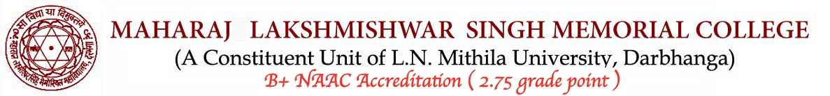 Maharaj Lakshmishwar Singh Memorial College, Darbhanga logo