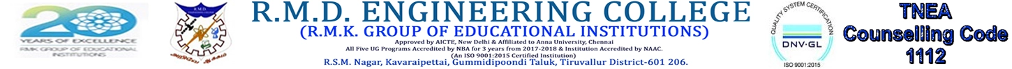 R.M.D. Engineering College logo