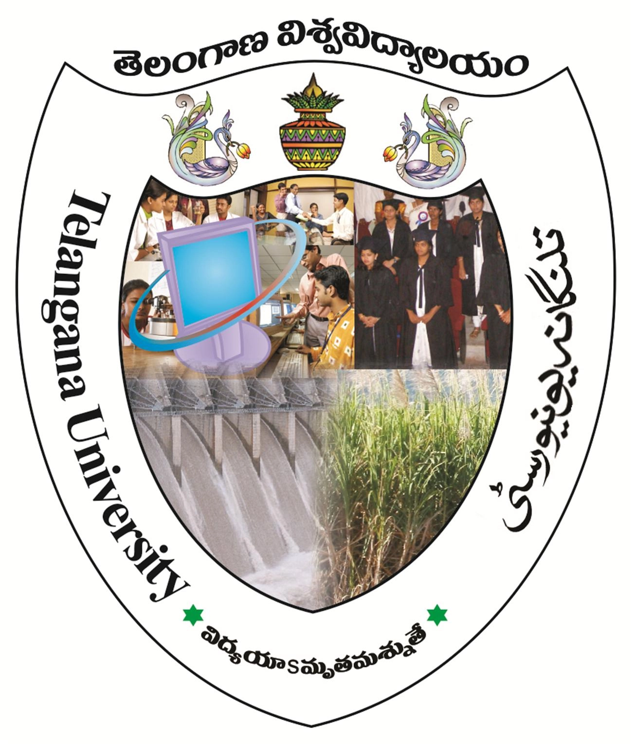 Telangana University South Campus (TU) logo