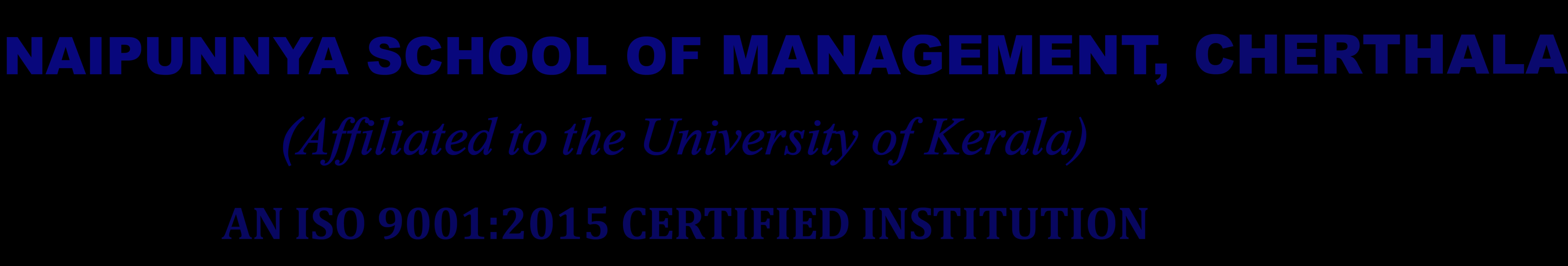 Naipunya School of Management logo