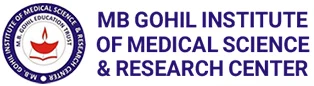 M.B. Gohil Institute of Medical Science and Research center. logo