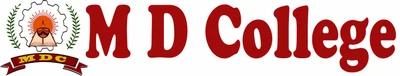 M D College logo
