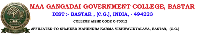 Maa Gangadai Govt College Bastar logo