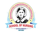 Maharashtra Homeopathic Foundation School of Nursing, Sangamner Pathar logo