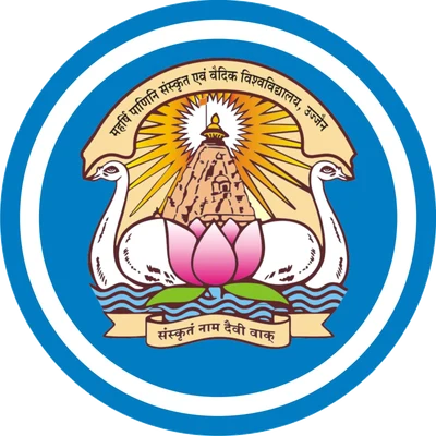 Maharshi Panini Sanskrit Evam Vedic Vishwavidyalaya logo