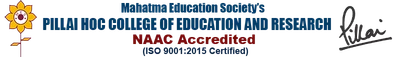 Mahatma Education SocietyS Pillai Hoc College of Education and Research logo