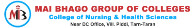 Mai Bhago College of Nursing, Village Piddi, Distt. Tarn Taran logo
