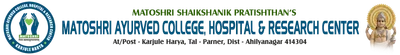 Matoshri Ayurved College, Hospital and Research Center logo