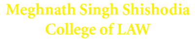 Meghnath Singh Shishodia College of Law Dhaulana Hapur logo