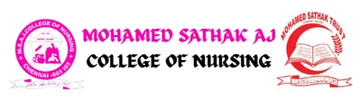 MOHAMED SATHAK A.J. COLLEGE OF NURSING (Inst. Code – 218) logo