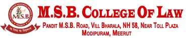 Msb College of Law logo