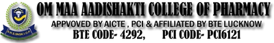 Om Maa Aadi Shakti College of Pharmacy Dewa Dullahapur Ghazipur logo
