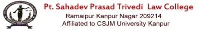 Pt Sahadev Prasad Trivedi Law College logo
