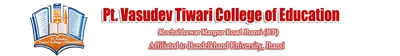 Pt. Vashudev Tiwari College of Education logo