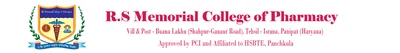 R S Memorial College of Pharmacy logo