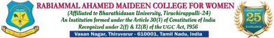 Rabiammal Ahamed Maideen College for Women, Thiruvarur logo